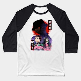 Demon slayer nezuko and tanjiro Baseball T-Shirt